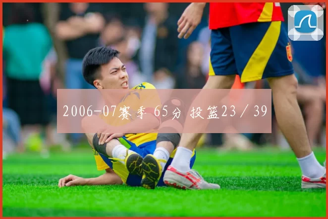 2006-07赛季 65分 投篮23／39